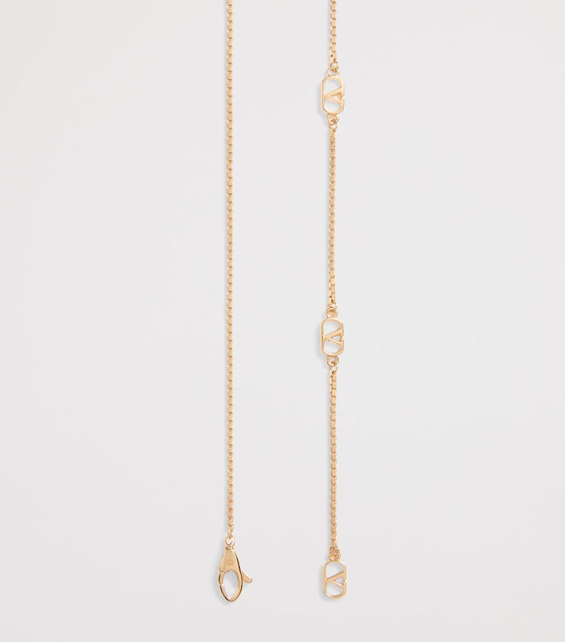 Valentino Garavani butterfly necklace bronze pendant - British product