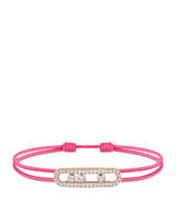 Harrods Messika Care(s) Pink Gold and Diamond Pavé Bracelet (0.26ct)- Buy online at McGrocer
