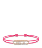 Messika pink gold diamond pavé bracelet (0.26ct), UK version