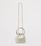 Jimmy Choo Bon Bon woven top-handle bag - British product