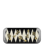 Fornasetti Chiavi rectangular lacquered wood tray - British product