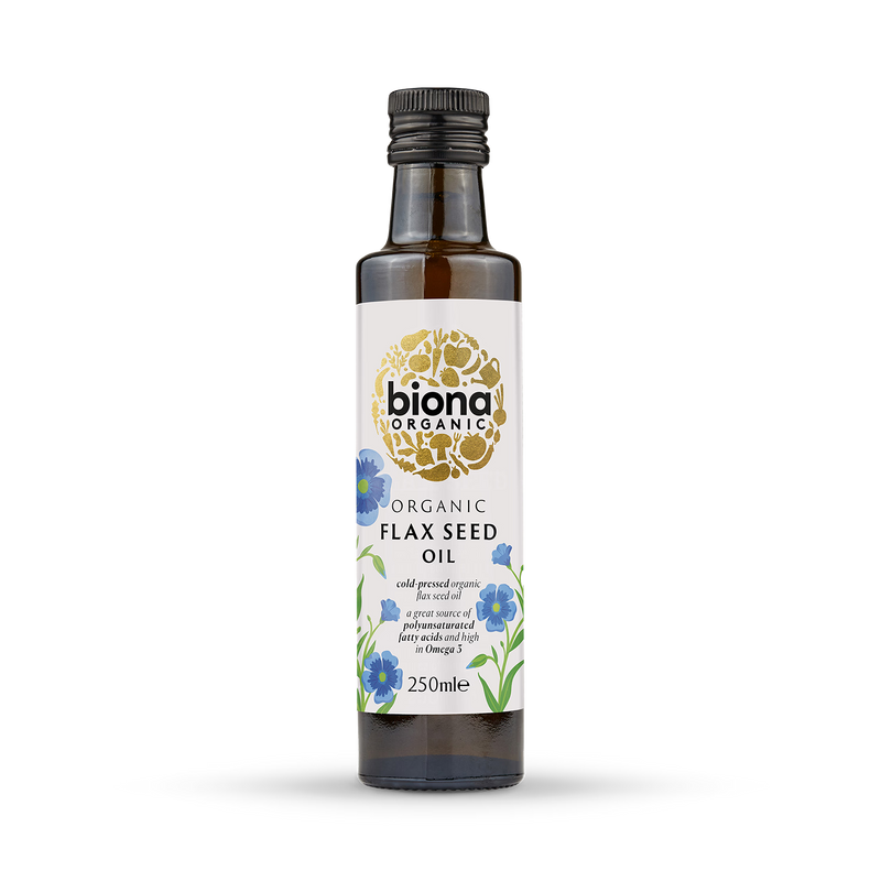Biona Organic Flax Seed Oil 250ml - British product