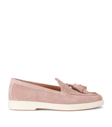 Harrods Santoni Suede Feudal Loafers- Buy online at McGrocer
