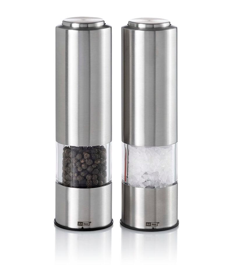 AdHoc Pepmatik electronic salt and pepper mills set of 2, imported from the UK