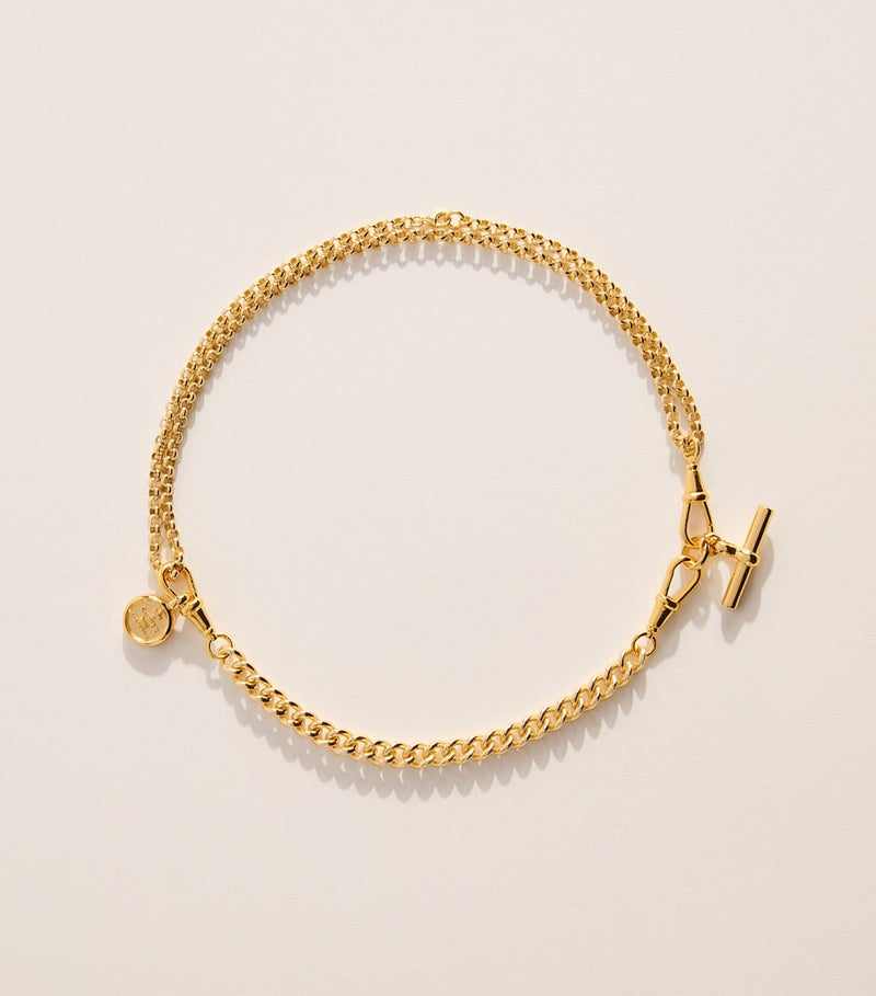Tilly Sveaas Moi Toi gold-plated set necklace, imported from the UK