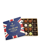 Charbonnel et Walker Union Jack milk and dark chocolate truffle selection 205g - British product