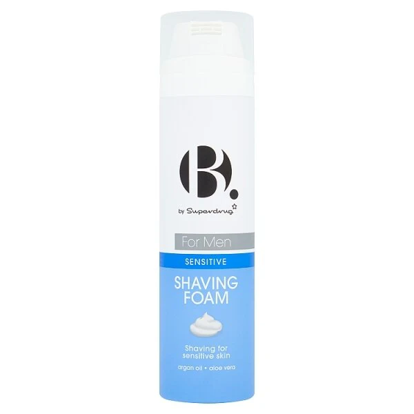 Superdrug B. Men Sensitive Shave Foam 250ml GOODS Superdrug