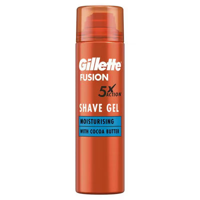 Gillette Fusion5 Moisturising Shaving Gel Sensitive Skin 200ml