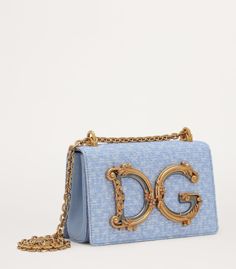 Dolce&Gabbana medium bouclé shoulder bag - British product