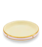 GINORI 1735 porcelain butter dish Giallo 10cm, UK version