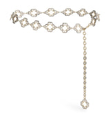 Harrods Maje Clover Chain Belt- Buy online at McGrocer