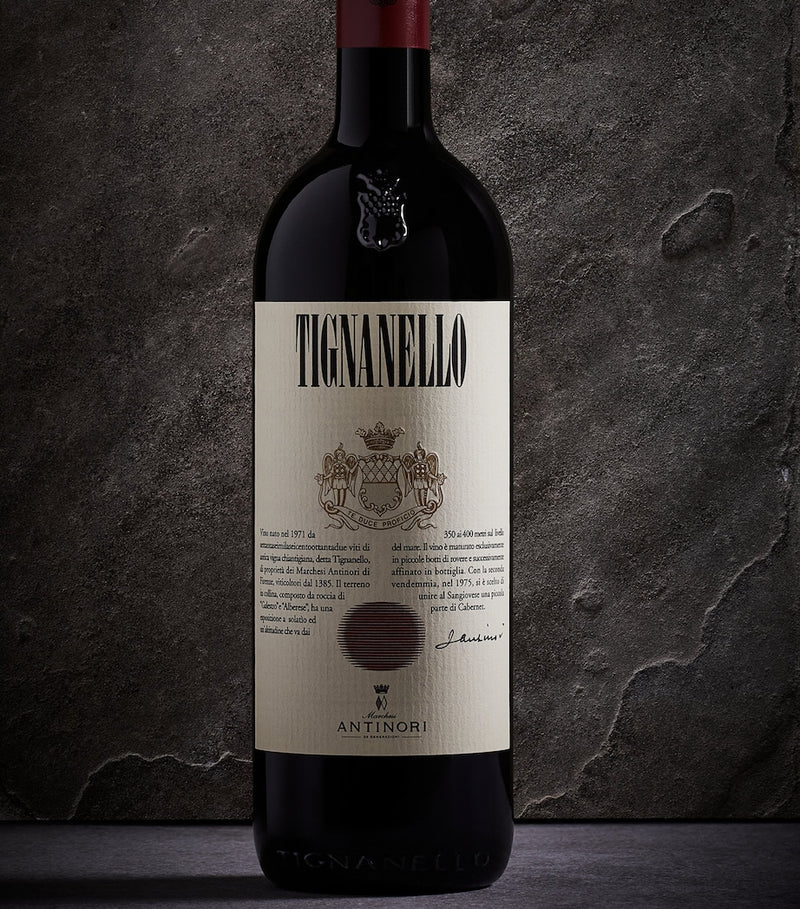 Antinori Tignanello 2022 red wine 75cl, imported from the UK