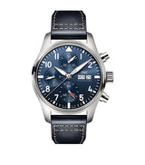 Harrods IWC Schaffhausen Stainless Steel Pilot's Chronograph Watch 41mm- Buy online at McGrocer