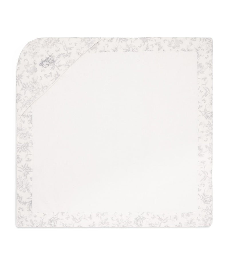 Tartine et Chocolat cotton Toile de Jouy bath cape, UK version