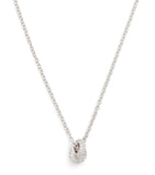 Engelbert White Gold and Pavé Diamond Legacy Knot Necklace