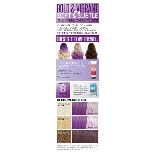 Knight Wilson Mystic Purple semi permanent hair dye imported from the UK