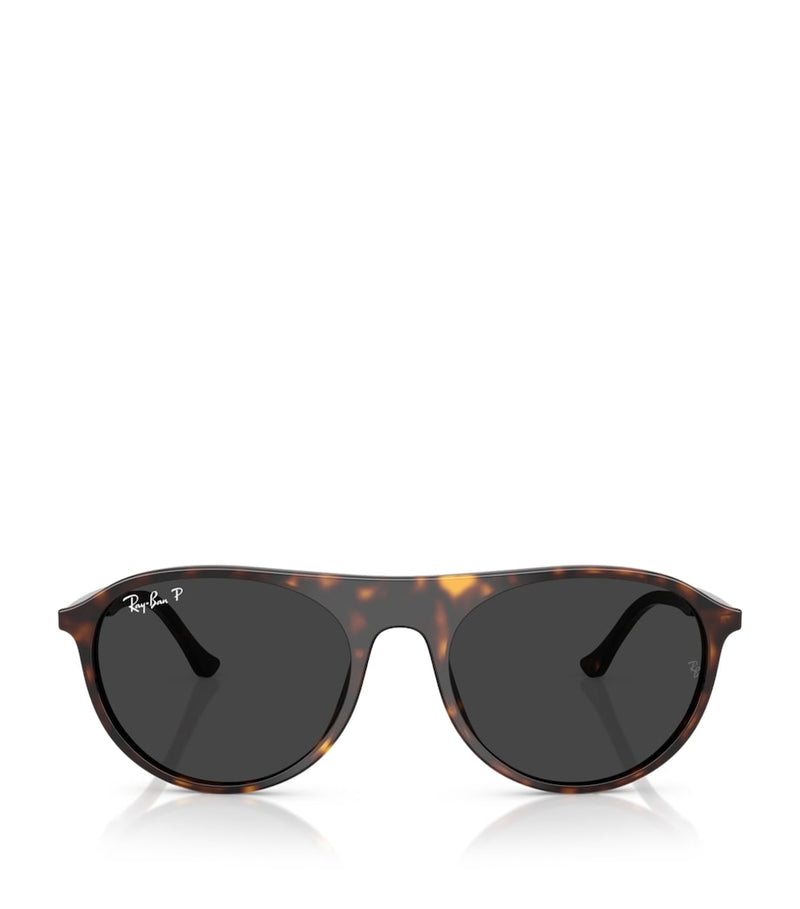 Ray-Ban RB2215 rounded square sunglasses, imported from the UK