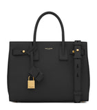 Saint Laurent Sac de Jour leather tote bag, imported from the UK