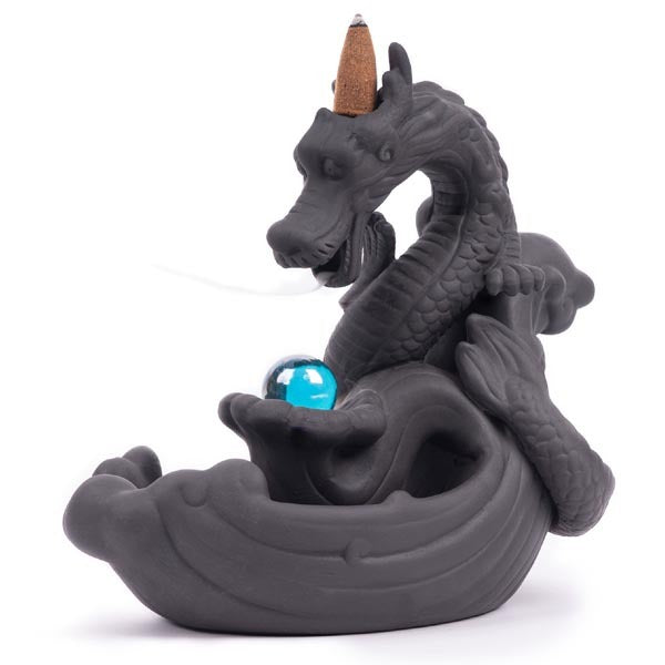 Myga backflow incense burner Dragon, imported from the UK