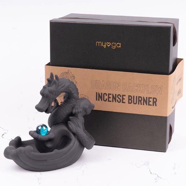 Myga backflow incense burner Dragon, imported from the UK