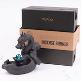 Myga backflow incense burner Dragon, imported from the UK
