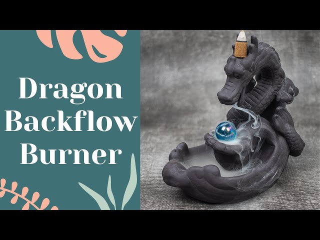 Myga backflow incense burner Dragon, imported from the UK