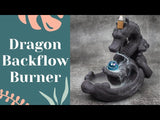 Myga backflow incense burner Dragon, imported from the UK