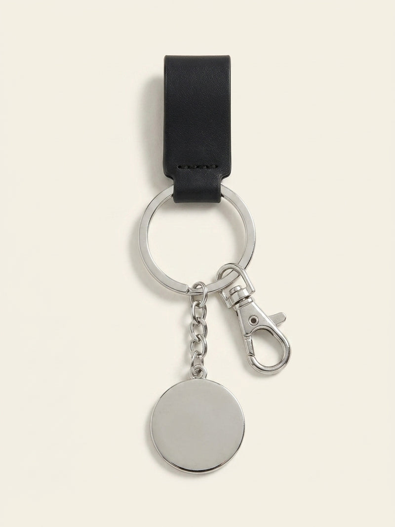 Vivienne Westwood orb keyring charm black silver (British brand)