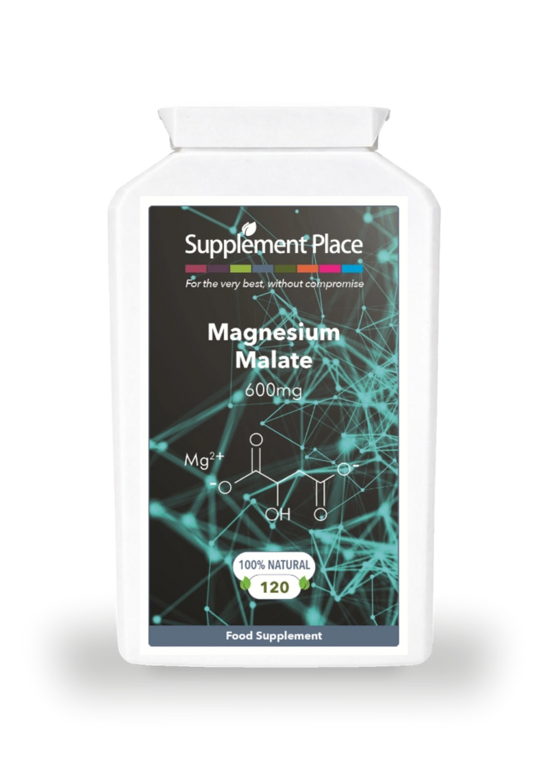 Supplement Place magnesium malate 560mg 120 capsules (British brand)