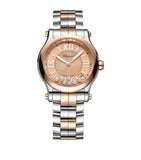 Chopard Happy Sport automatic watch 36mm rose gold stainless steel, UK version