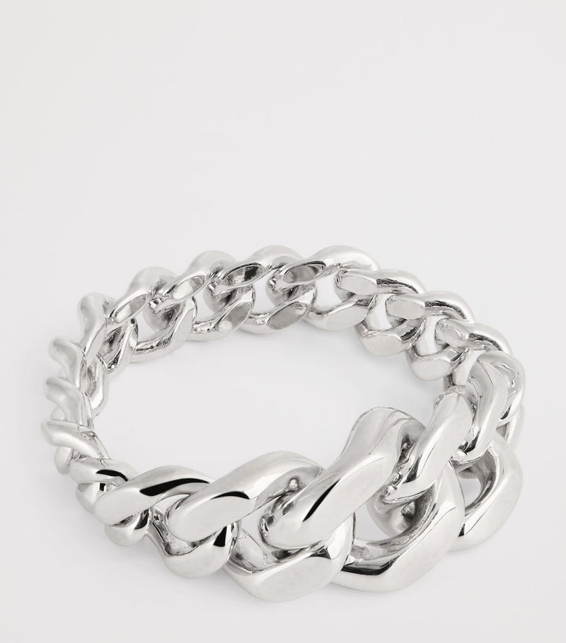 Tom Wood sterling silver Dean band ring, imported from the UK