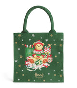 Harrods Harrods Small Christmas Bear Tote Bag- Buy online at McGrocer