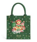 Harrods Small Christmas Bear tote bag (British brand)