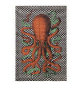 Harrods Fornasetti Silk Plaid Polipo Throw 140cm x 200cm- Buy online at McGrocer