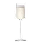 LSA International Metropolitan champagne flutes set of 4 230ml, UK version