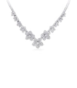 Harrods Graff White Gold and Diamond Wild Flower Necklace- Buy online at McGrocer
