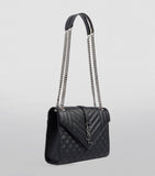 Saint Laurent medium envelope matelassé shoulder bag (British brand)