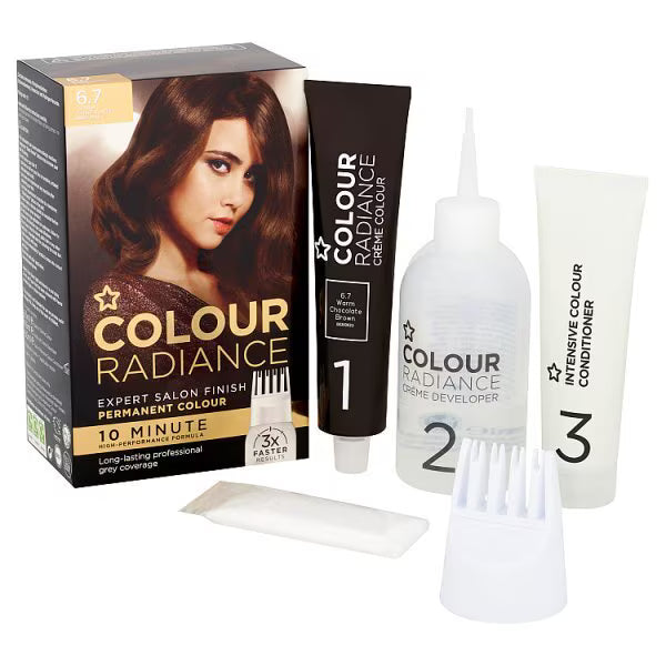 Superdrug Hair Colour 6.7 Warm Chocolate Brown (British brand)
