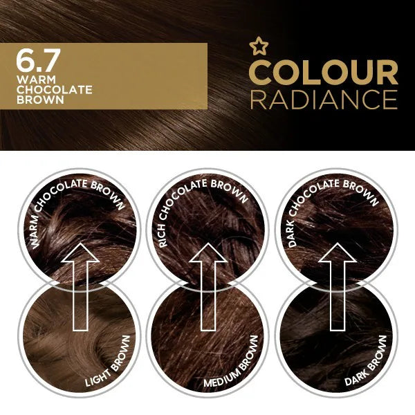 Superdrug Hair Colour 6.7 Warm Chocolate Brown (British brand)