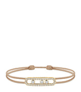 Harrods Messika Messika Care(s) Yellow Gold and Diamond Bracelet 0.26ct- Buy online at McGrocer