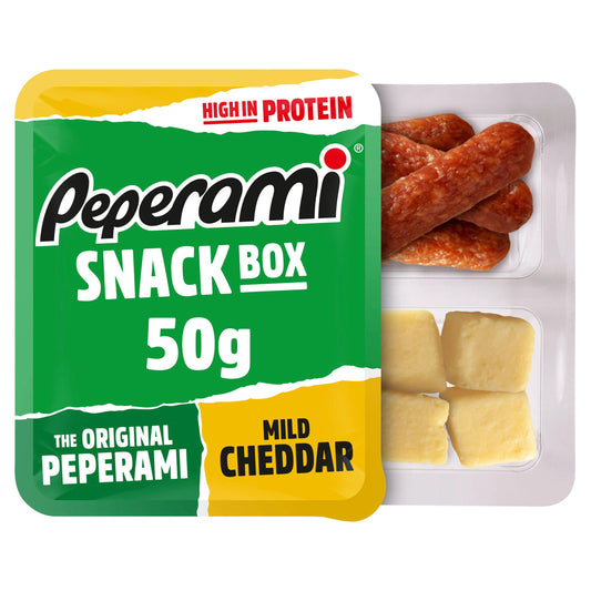 Peperami Original and Cheese Snack Box 50g GOODS Sainsburys   