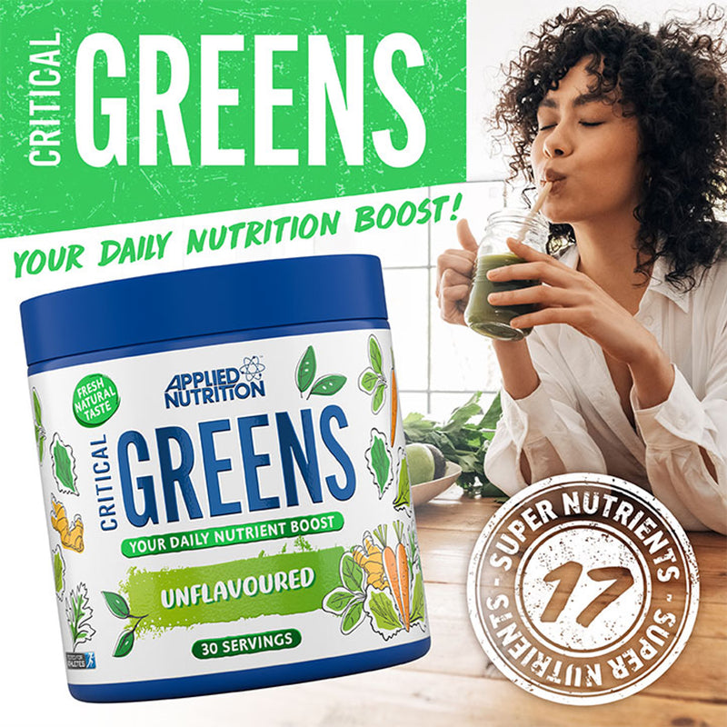 Applied Nutrition Critical Greens Powder Apple Burst 150g - British product