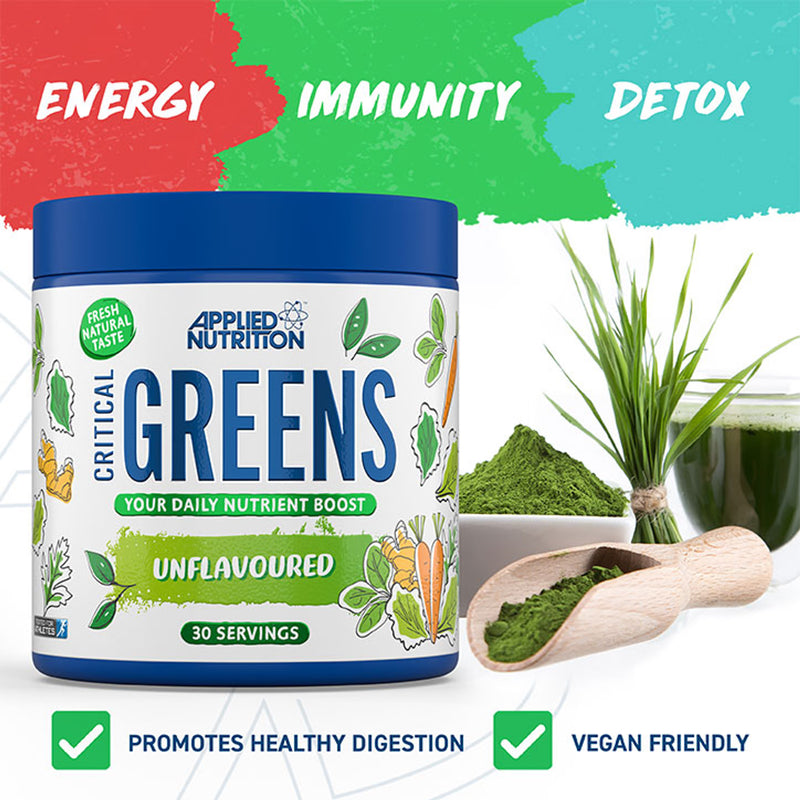 Applied Nutrition Critical Greens Powder Apple Burst 150g - British product