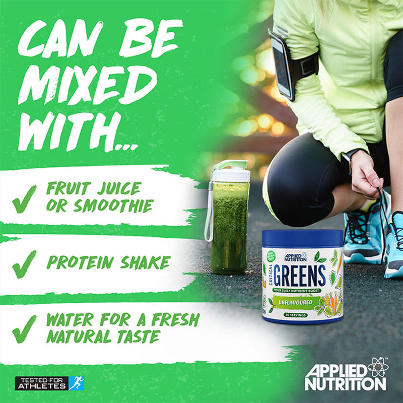 Applied Nutrition Critical Greens Powder Apple Burst 150g - British product