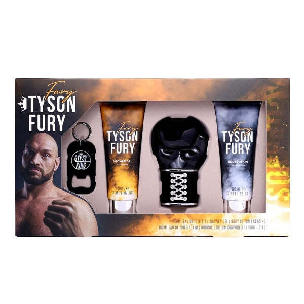Tyson Fury Gift Set 100ml EDT, Shower Gel, Body Lotion - British product