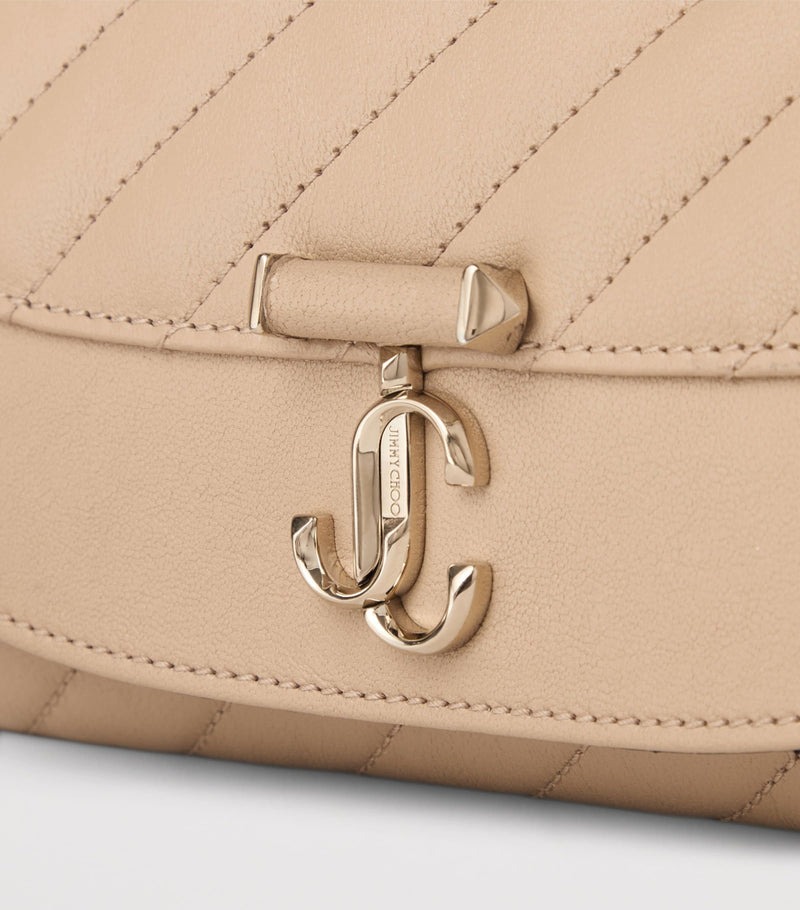 Jimmy Choo Curve leather chain wallet with gold-tone hardware - British product