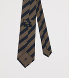 Dunhill mulberry silk stripe tie, imported from the UK