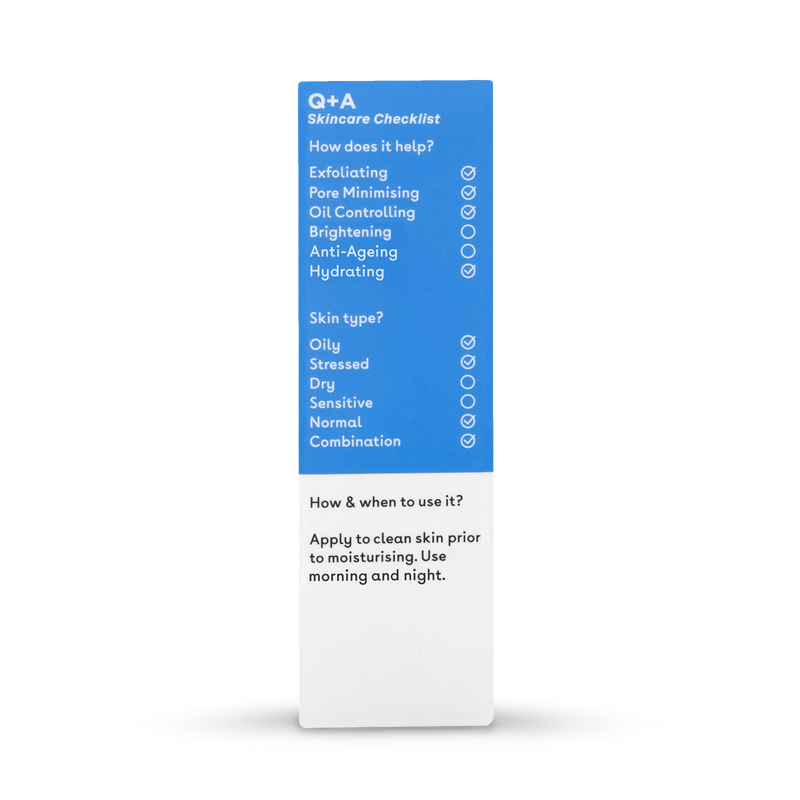 Q+A salicylic acid serum 30ml, UK version
