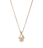 Chopard rose gold diamond Good Luck necklace 42cm, UK version