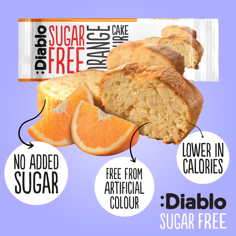 Diablo sugar free orange cake 200g, UK version
